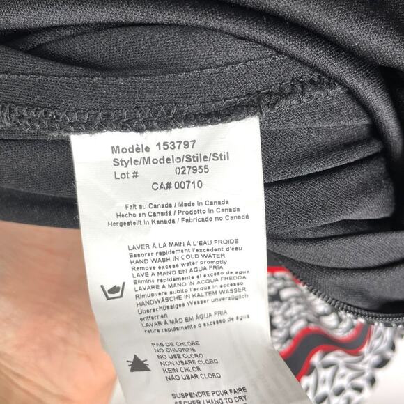 NWT Joseph Ribkoff Black, White & Red Dress 6 - Picture 13 of 14